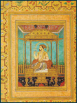 Shah-Jahan on the Peacock thorne with Koh-i-noor Diamond 186 Carats