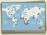 Andhra Rayalaseema Daimond Mines Map